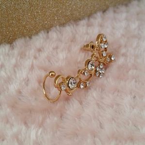 Golden Butterfly Ear Cuff